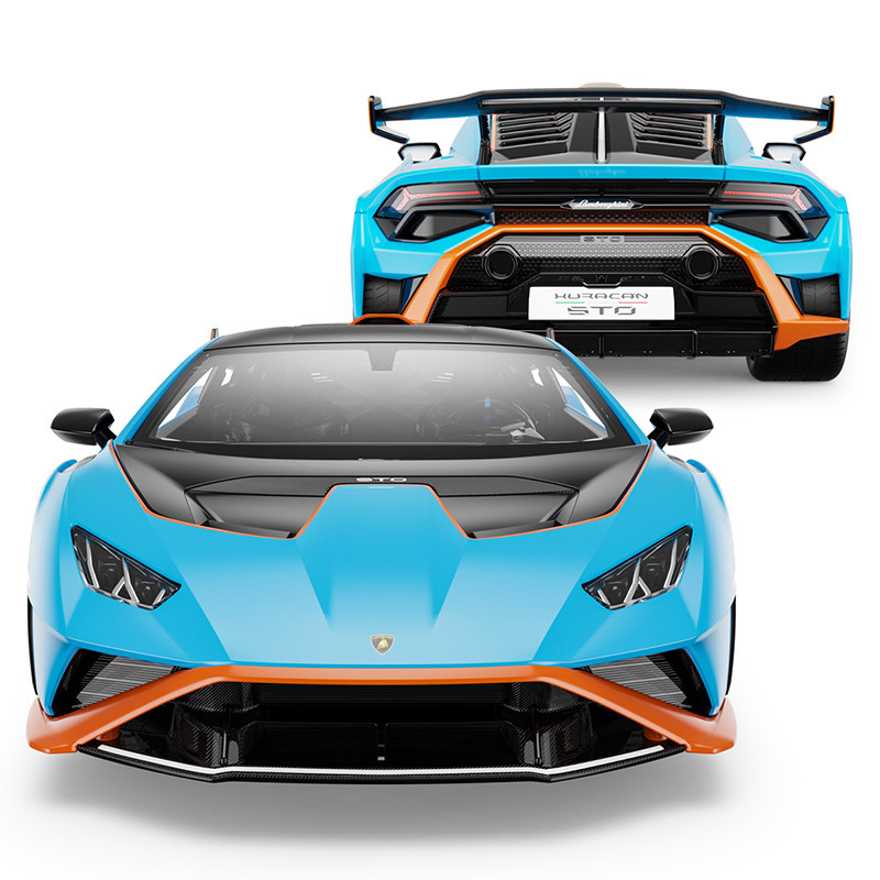 星辉1:18 兰博基尼sto合金跑车静态模型 开门转向联动带底座正版