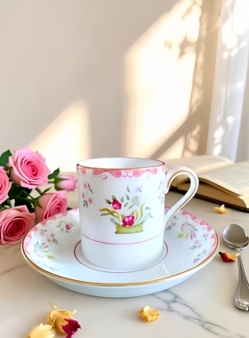 英国原产皇室骨瓷Wedgwood Bianca Demitasse咖啡杯茶杯碟摩卡杯