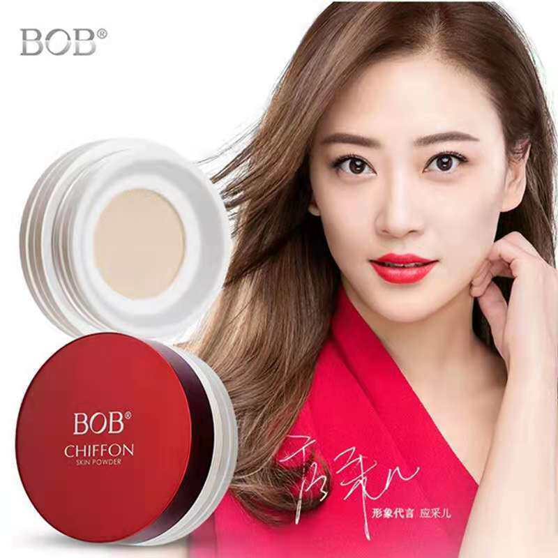 代发 BOB矿研亲肤定妆蜜粉空气散粉控油遮瑕白皙保湿修容粉底