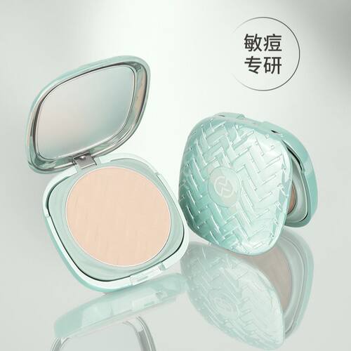 {敏痘专研}蕾琪Q2180丝滑透气粉饼粉细防痘干湿两用蜜粉代发