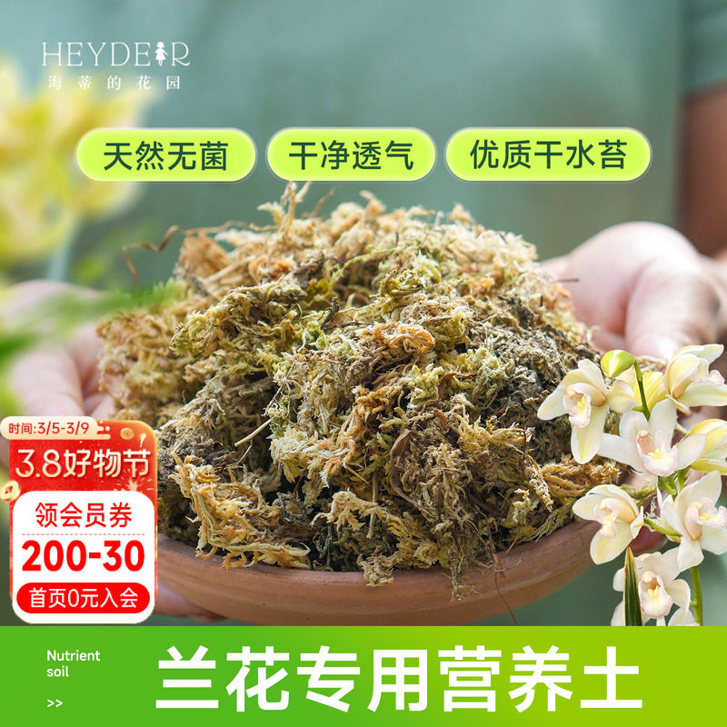 海蒂的花园成都总店兰花专用土蝴蝶兰文心兰通用营养土水苔海妈