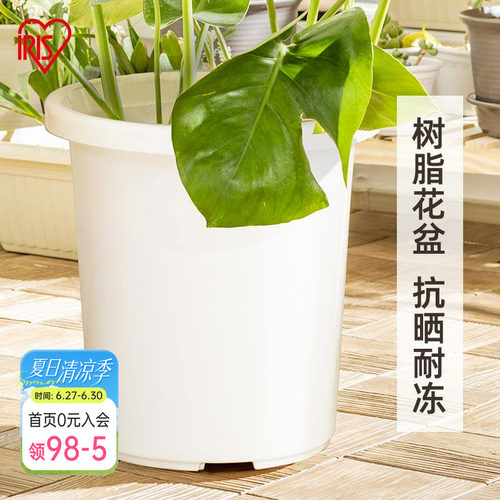 海蒂的花园爱丽思TILT素雅简约树脂塑料花盆月季绣球种植盆深型盆