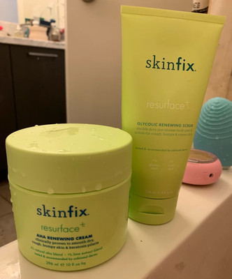 部分现货Skinfix Resurface刷酸果酸身体磨砂膏/果酸焕肤身体乳霜