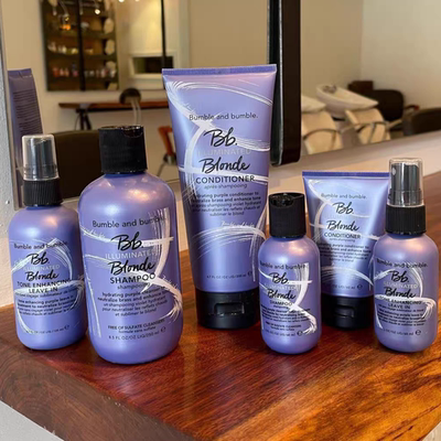 预*定 Bumble and Bumble紫色洗发水护发素免洗喷雾Illuminated