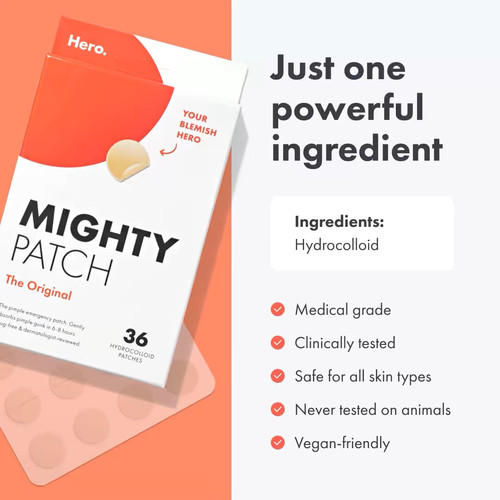 预*定 Allure大赏第一 美国Hero Cosmetics痘痘贴Mighty Patch