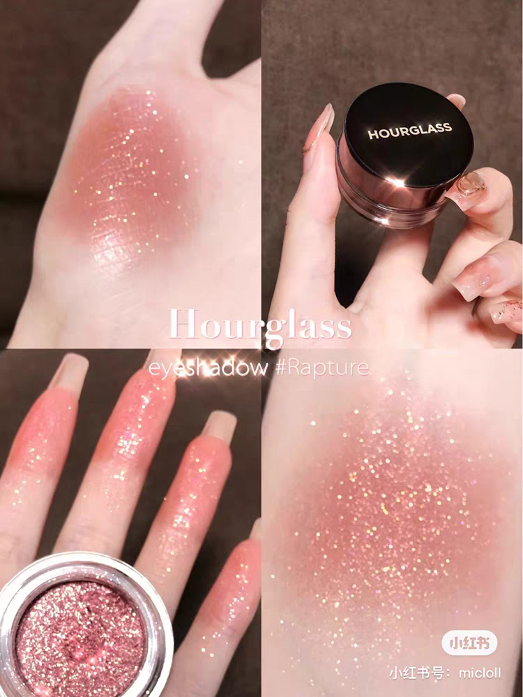 预*定Hourglass沙漏金属带闪foil/blaze单色rapture眼影膏3.5g
