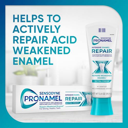 预*定 美国原装Sensodyne Pronamel强化牙釉质修复牙膏96.4g