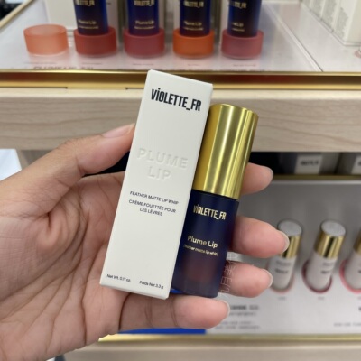 预*定 VIOLETTE FR柔焦哑光唇釉羽毛雾面液体口红唇膏持久不脱色