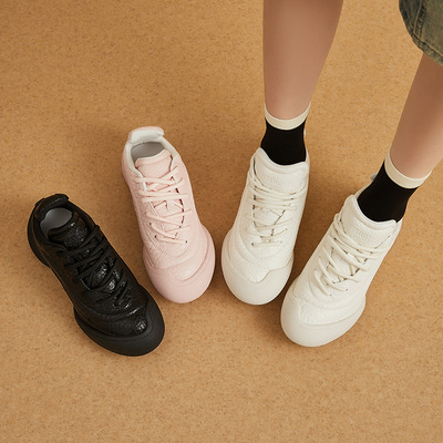 2025新款松糕小白鞋小白鞋