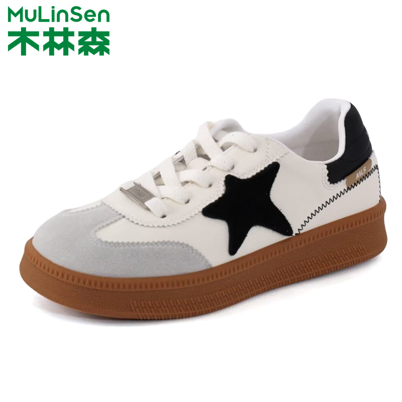 木林森韩版百搭时尚运动板鞋女式
