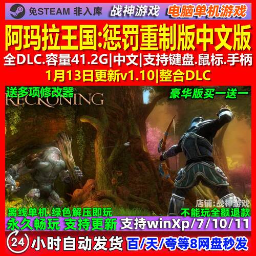 阿玛拉王国惩罚重制版 中文版 全DLC 免steam 电脑PC单机游戏