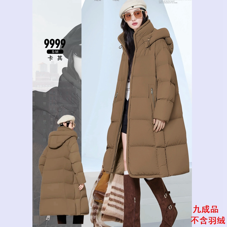 25秋冬羽绒服以旧翻新定制加厚加绒女装长款面包服ssbs9999