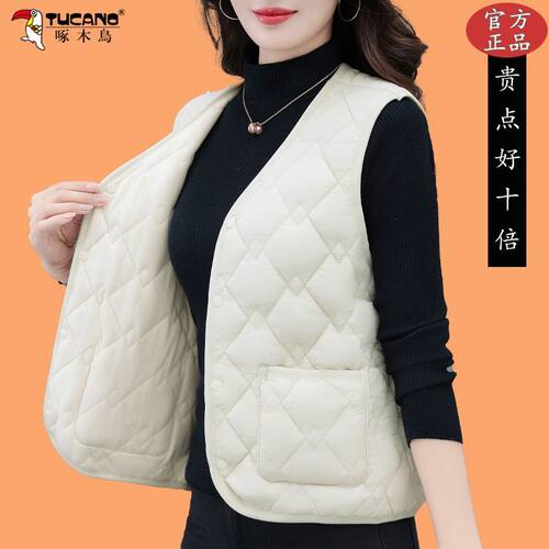 啄木鸟马甲女士秋冬新款