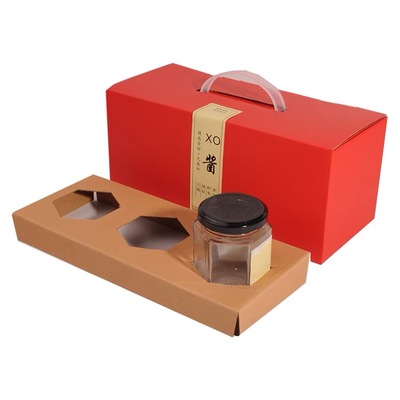 六角瓶380ML280毫升酱膏类包装盒