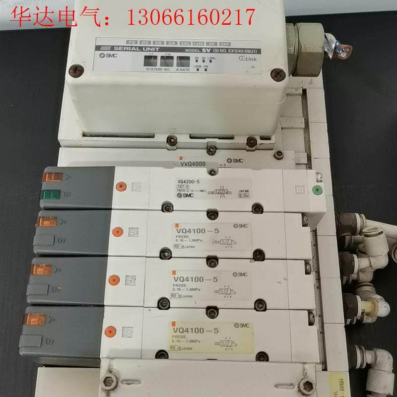 SMC阀岛EX124U-SMJ1附VQ4200-5(一片),(请询价)