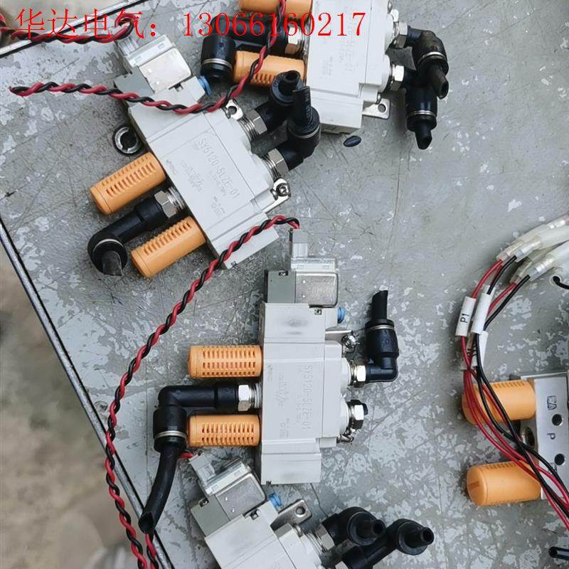 SMC电磁阀SY5120-5LZE-01,成色还不错实物拍摄(请询价)