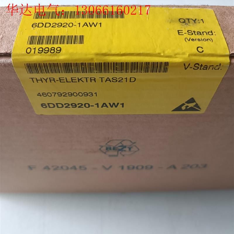 西门子6DD2920-1AW1未开封。实物图2个(请询价)