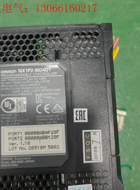 NX1P2-9024DT,成色美丽,功能完好#Omron/欧(请询价(请询价)