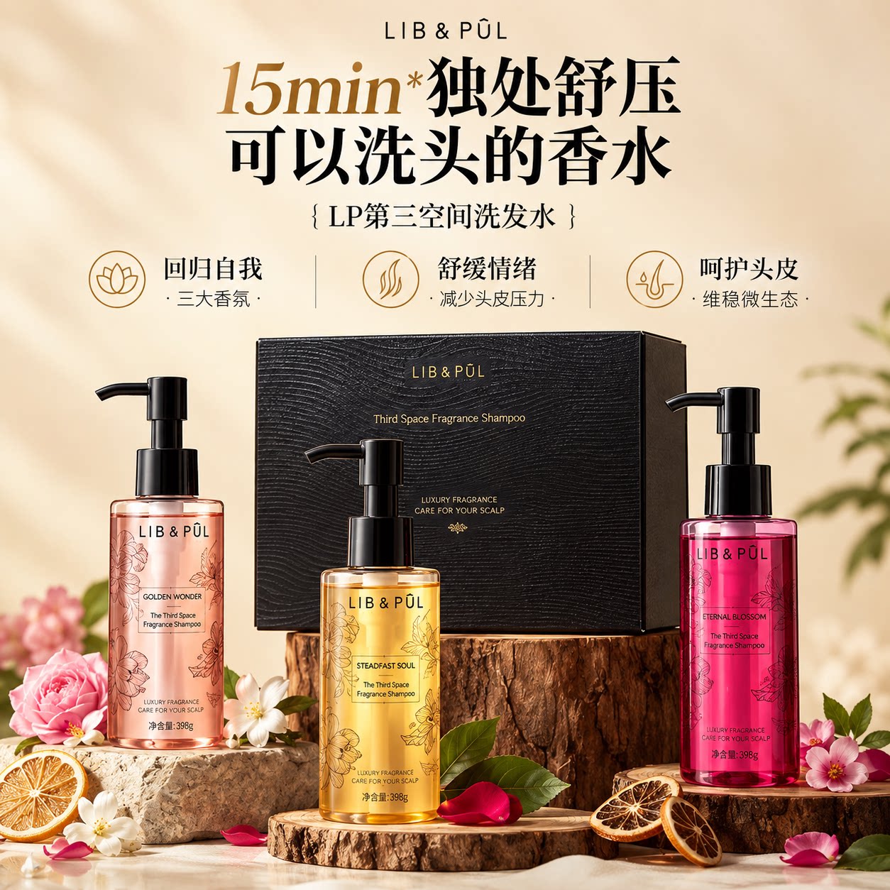 LIB&PUL香氛舒缓头皮洗护礼盒