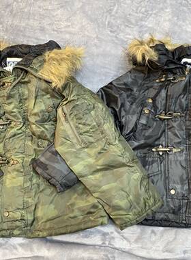日系迷彩棉服棉衣儿童