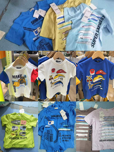 不退换日系新干线火车挖土机童装儿童夏装薄款短袖纯棉T恤汽车图