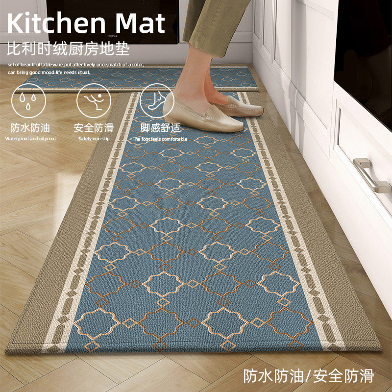 厨房地垫防滑防油可擦免洗防水入户门口垫子进门脚垫专用满铺地毯,居家布艺,厨房地垫,淘宝优惠券,粉丝福利购,淘宝优惠卷