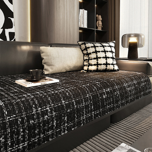 沙发扶手盖巾简单现代沙发垫固定防滑新款四季通用沙发坐垫子盖布