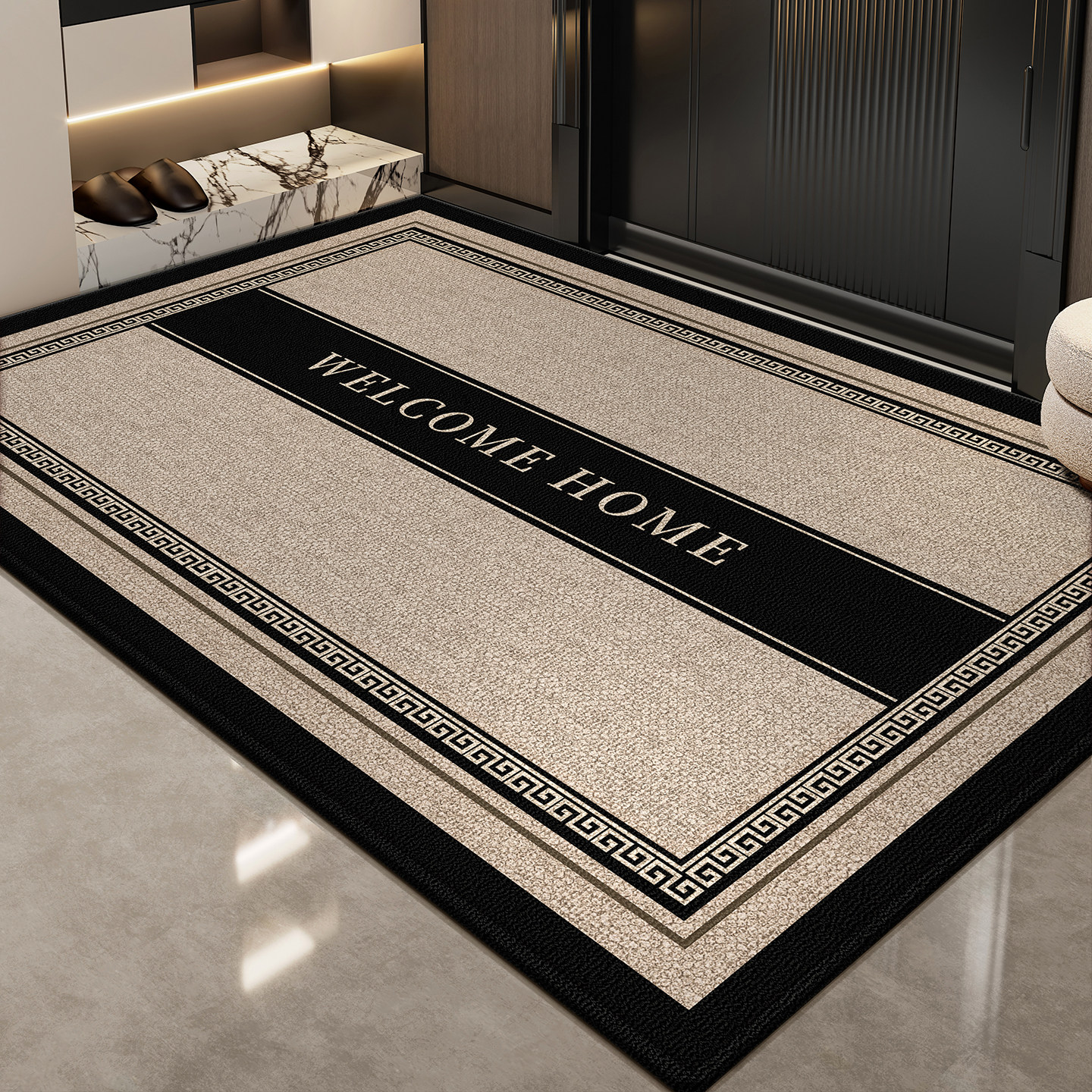 别墅入户门地垫2026新款进门防滑门垫门口地毯可定制脚垫耐脏垫子,居家布艺,入户地垫,淘宝优惠券,粉丝福利购,淘宝优惠卷