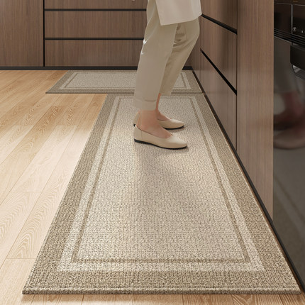 厨房专用地垫2026新款防滑防油7字型防水垫高级可擦免洗耐脏脚垫