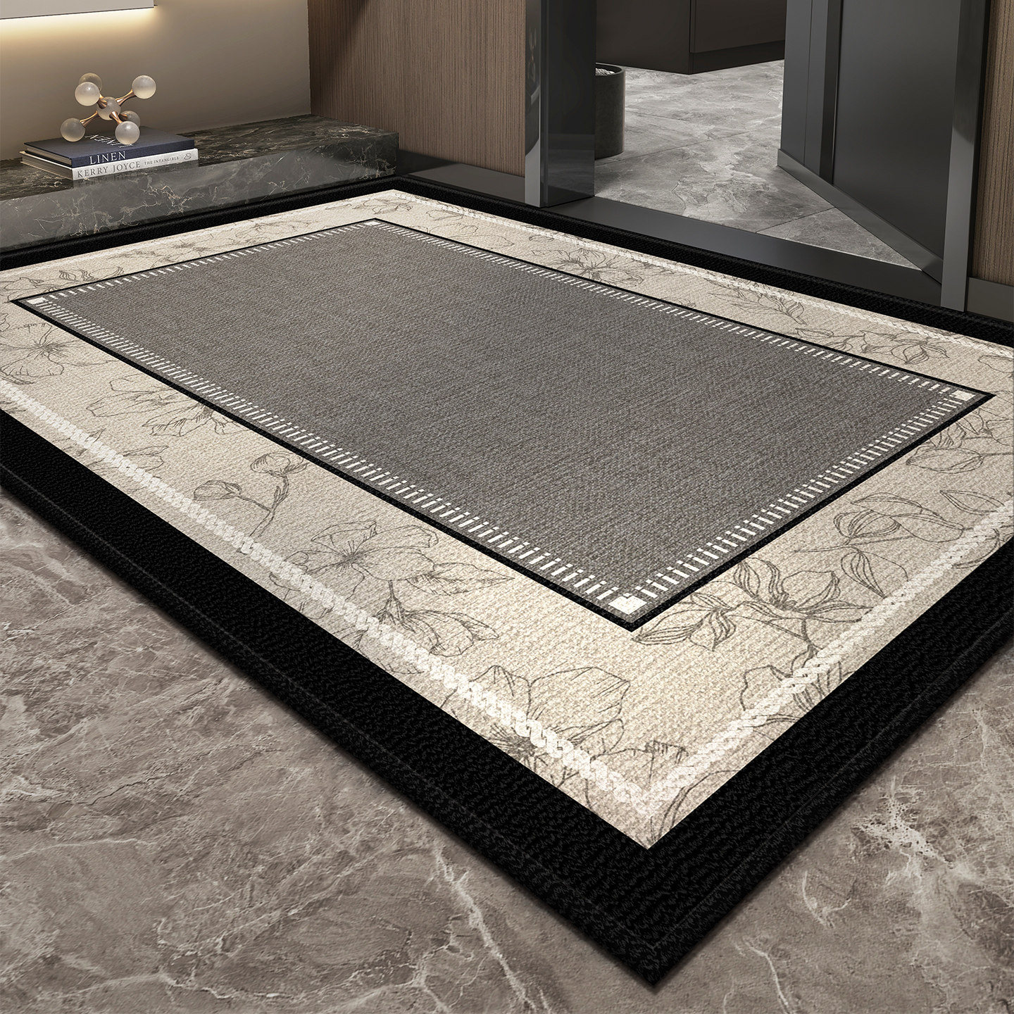 入户门地垫2026新款进门家用免洗耐脏可裁剪入户门垫防滑防水脚垫,居家布艺,入户地垫,淘宝优惠券,粉丝福利购,淘宝优惠卷