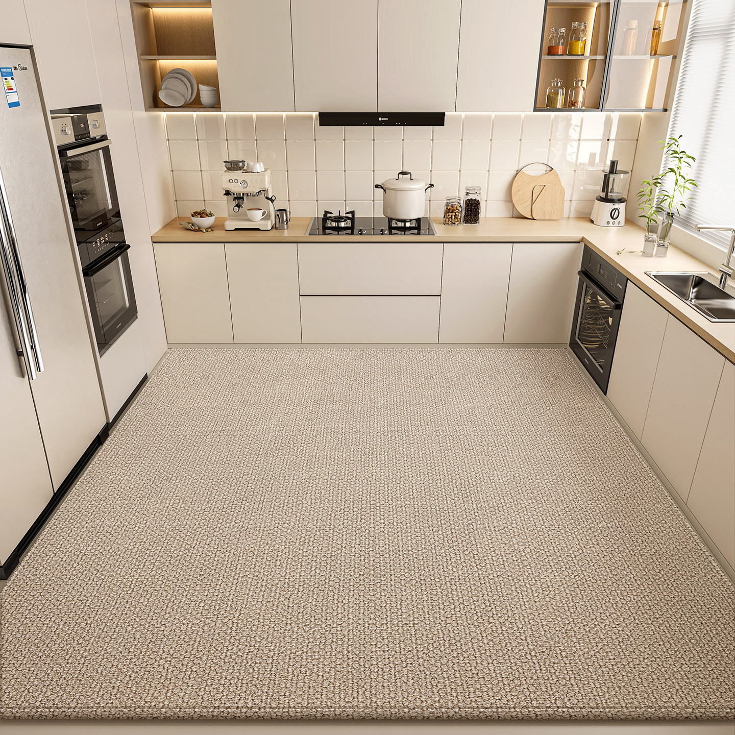 厨房地垫pvc专用地毯垫防油防滑免洗防水家用厨房用全铺定制地毯,居家布艺,厨房地垫,淘宝优惠券,粉丝福利购,淘宝优惠卷