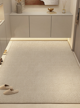 入户门地垫原木风进门门口地毯免洗耐脏入户可裁剪门垫脚垫门地垫