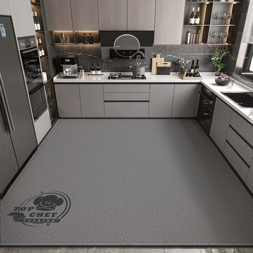 厨房地垫防水防油可擦免洗加厚