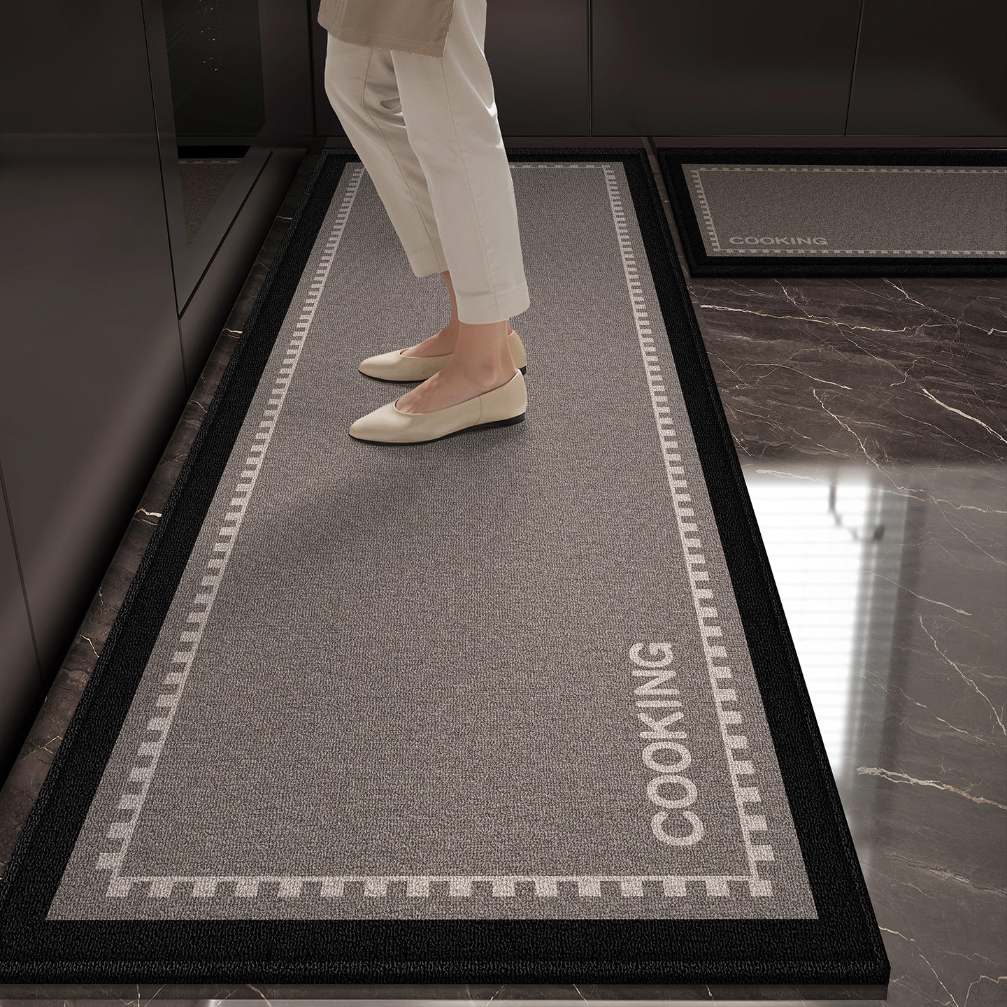 厨房地垫防油防水防滑垫家用免洗可擦专用脚垫厨房用洗碗池地毯垫,居家布艺,厨房地垫,淘宝优惠券,粉丝福利购,淘宝优惠卷