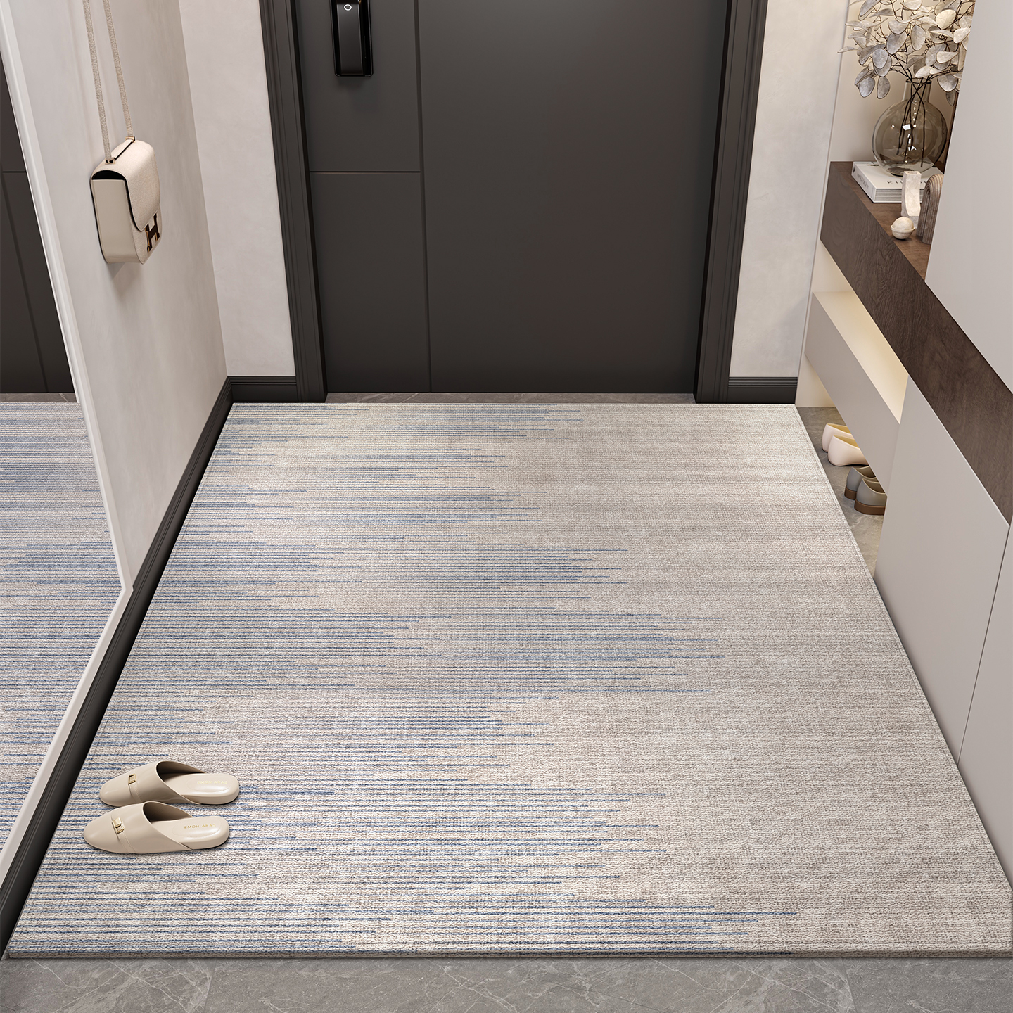 入户门地垫进门地毯高级门口入户家用门垫轻奢玄关客厅脚垫可定制