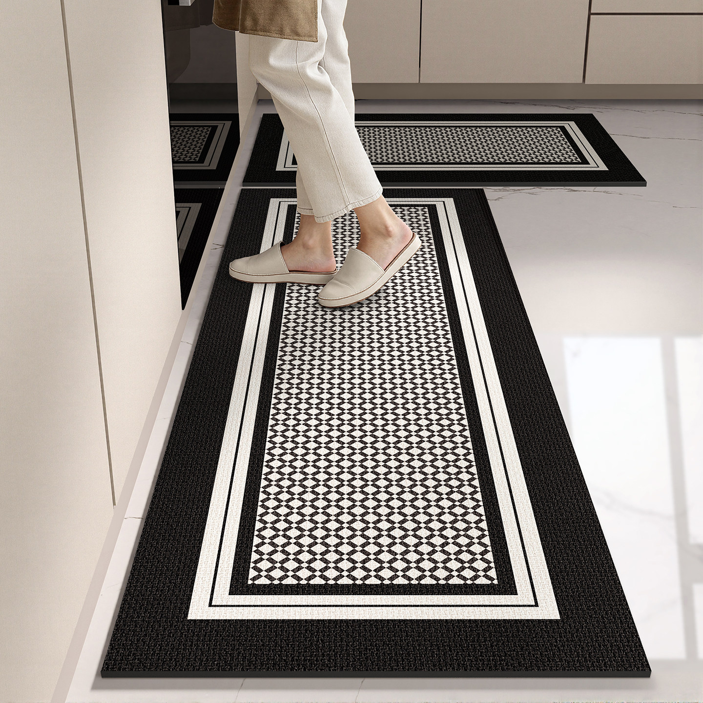 厨房地垫地毯垫专用脚垫硅藻泥耐磨可擦免洗吸水厨房防滑防油地垫,居家布艺,厨房地垫,淘宝优惠券,粉丝福利购,淘宝优惠卷