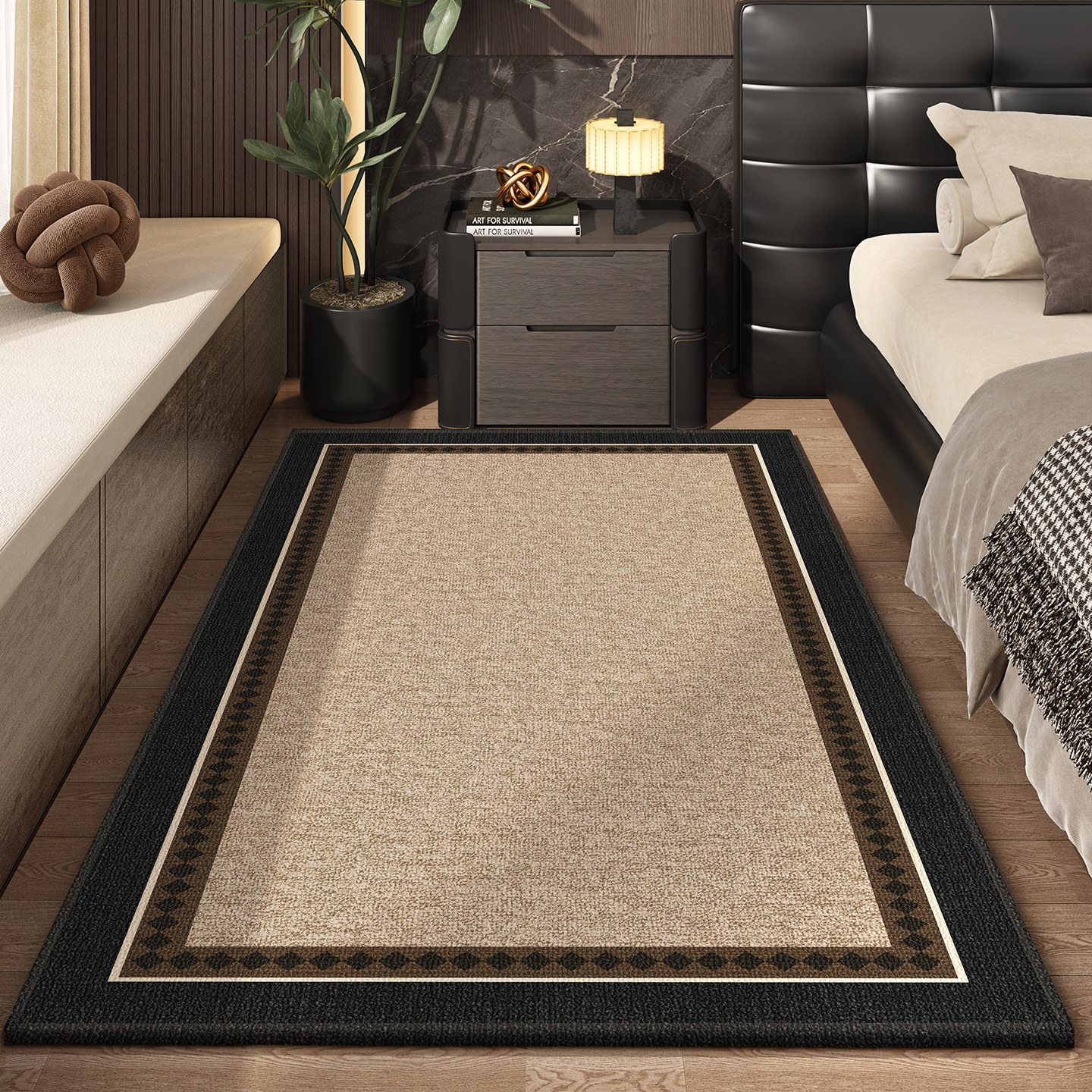 床边地毯客厅新款长条防滑耐脏卧室床边毯主卧床边垫轻奢风地毯垫,居家布艺,地毯,淘宝优惠券,粉丝福利购,淘宝优惠卷