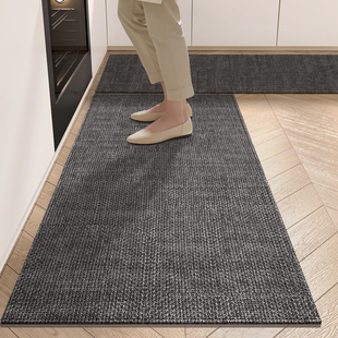 厨房专用地垫家用防水防油脚垫简约防油耐脏防滑地毯可擦免洗垫子