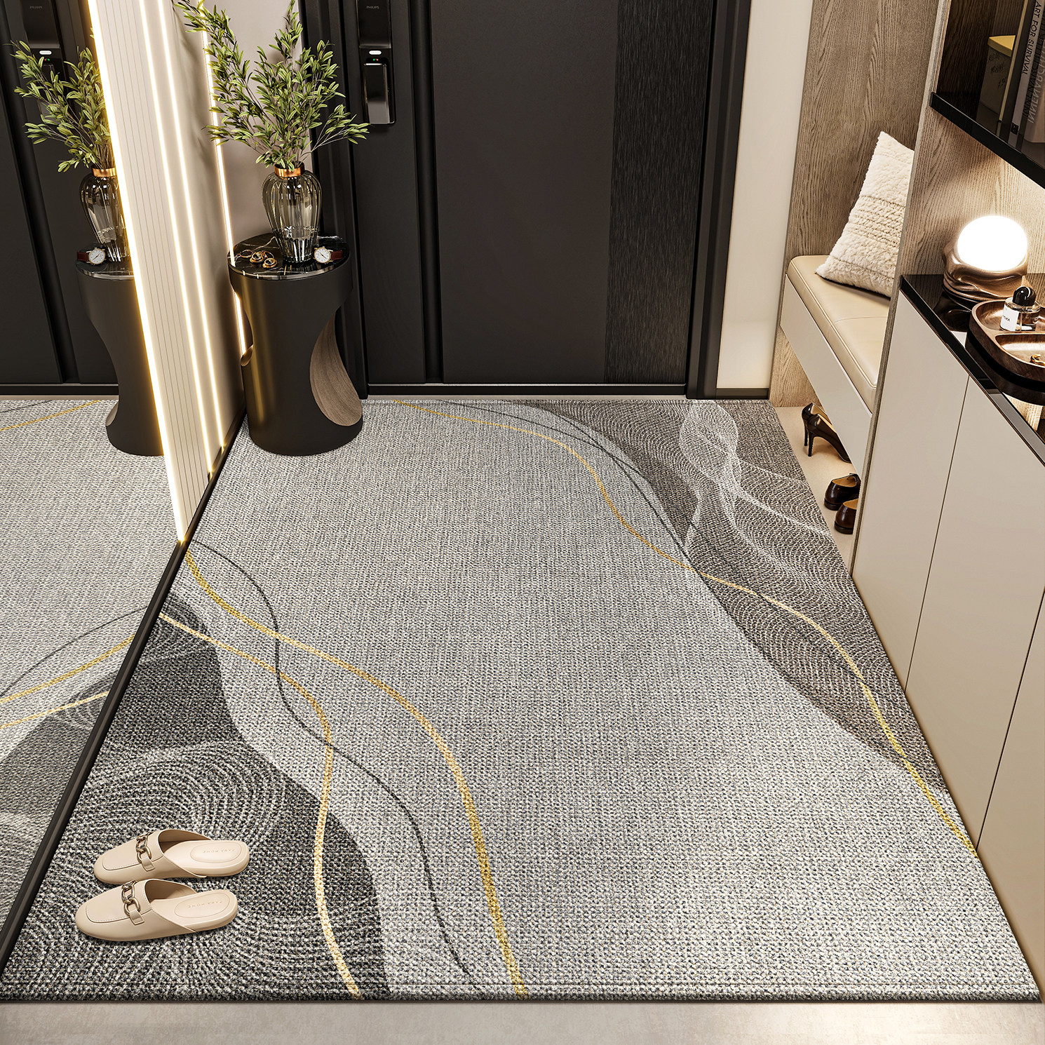 入户门地垫新款室内进门地毯大门口门垫入户玄关家用脚踏垫可裁剪,居家布艺,入户地垫,淘宝优惠券,粉丝福利购,淘宝优惠卷