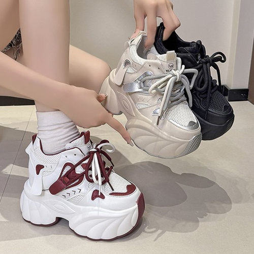炸街厚底老爹鞋女港风休闲运动鞋