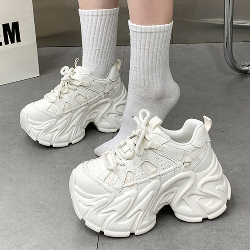 炸街厚底老爹鞋女ins潮2026秋季新款韩版增高8cm小个子休闲运动鞋