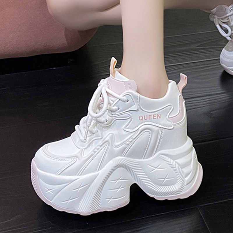 炸街厚底老爹鞋女超火2026春季新款内增高10cm港风松糕休闲运动鞋,女鞋,老爹鞋,淘宝优惠券,粉丝福利购,淘宝优惠卷