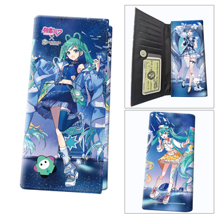 初音未来游戏人生动漫爆款 学生礼物 立体3d独家网红同款 钱包二次元