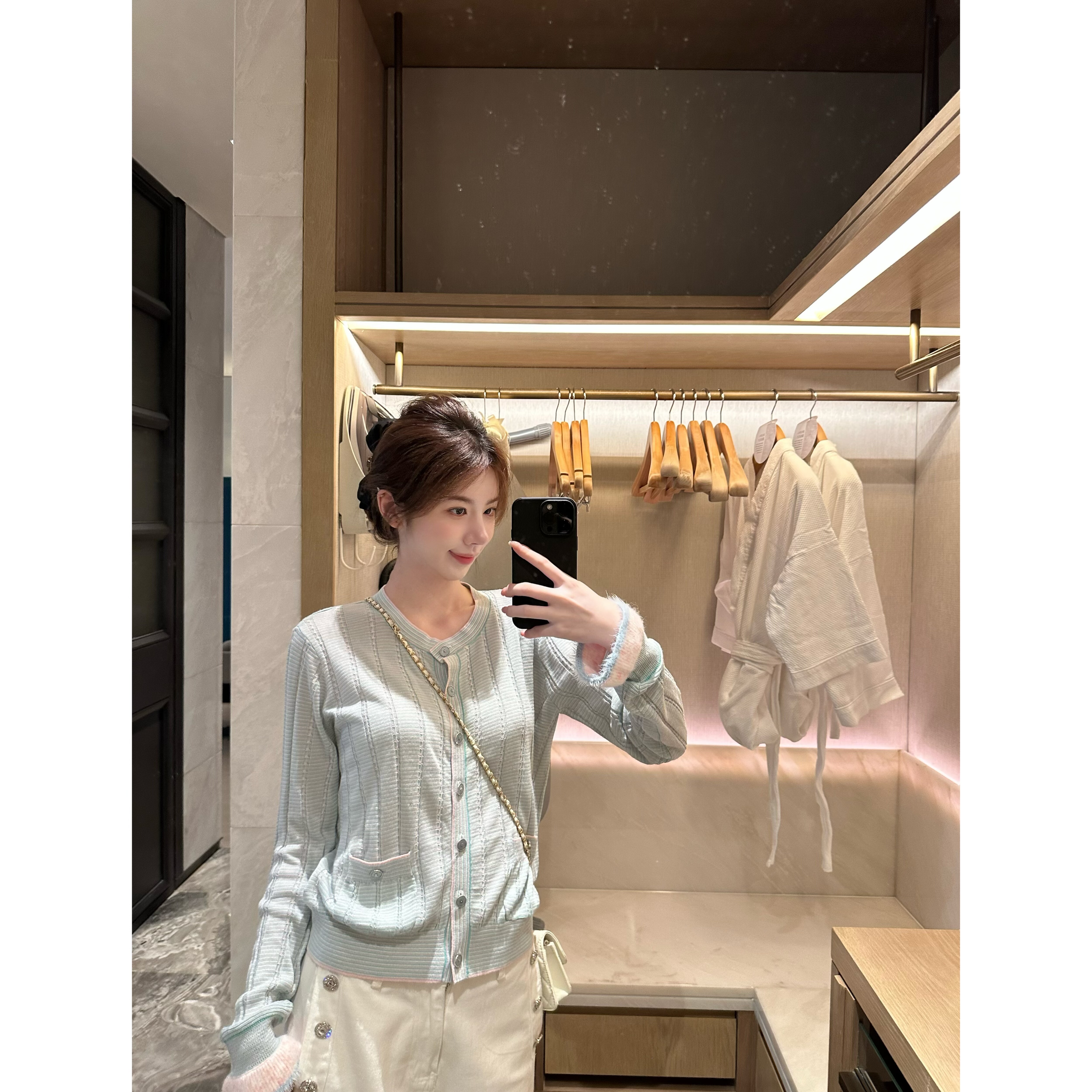 【Cikky定制】长袖套头款适中春季宽松百搭上衣刺绣毛针织衫