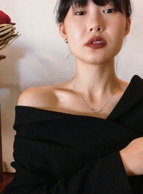 锁骨链吊坠925纯银高品质