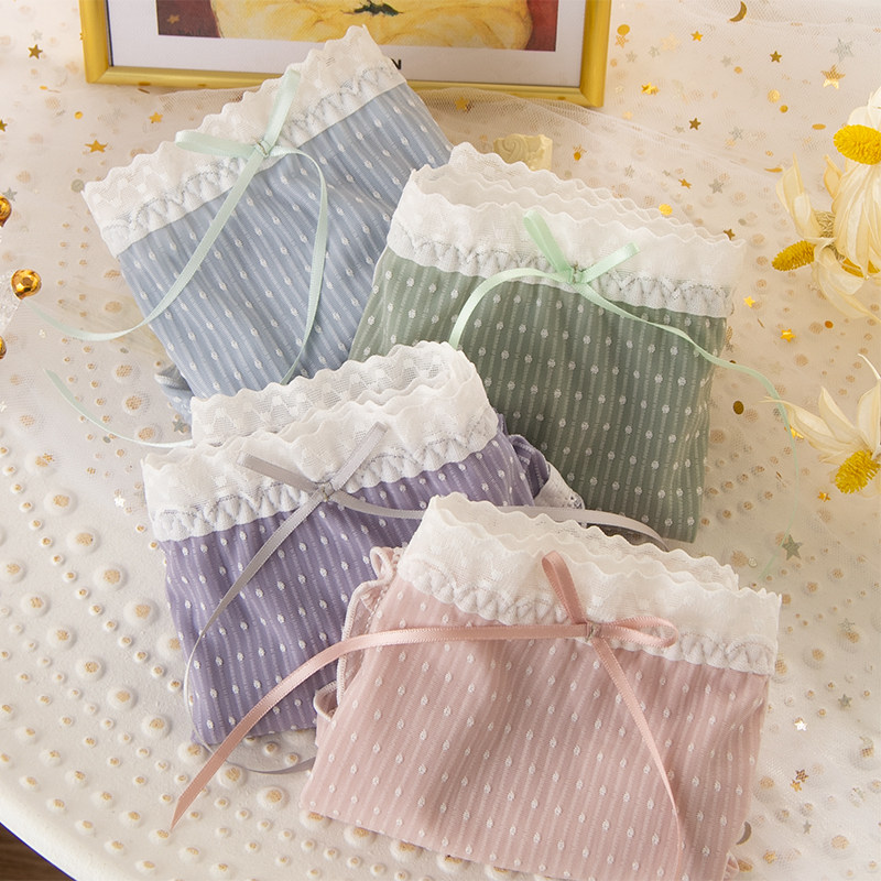 大码加肥加大200斤木耳边日系少女蝴蝶结内裤女甜美胖妹妹中腰,女士内衣/男士内衣/家居服,女三角裤,淘宝优惠券,粉丝福利购,淘宝优惠卷