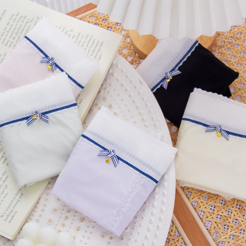 日系少女高腰冰丝抗菌内裤