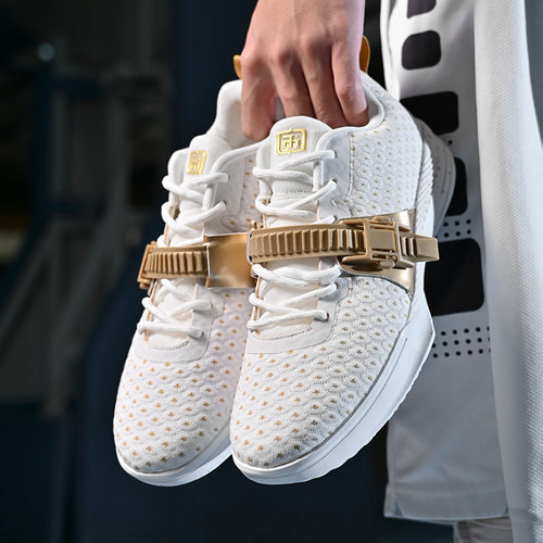 男低帮耐磨鸳鸯学生实战篮球鞋