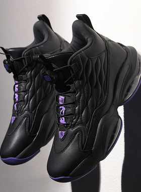 Iverson/艾弗森篮球鞋高帮2025秋冬官方新款防水加绒免系鞋带气垫