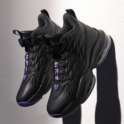 Iverson/艾弗森篮球鞋高帮2025秋冬官方新款防水加绒免系鞋带气垫